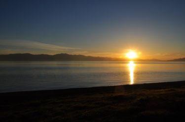 ある日のソロキャンの過ごし方　夕方～24時（湖畔にて）